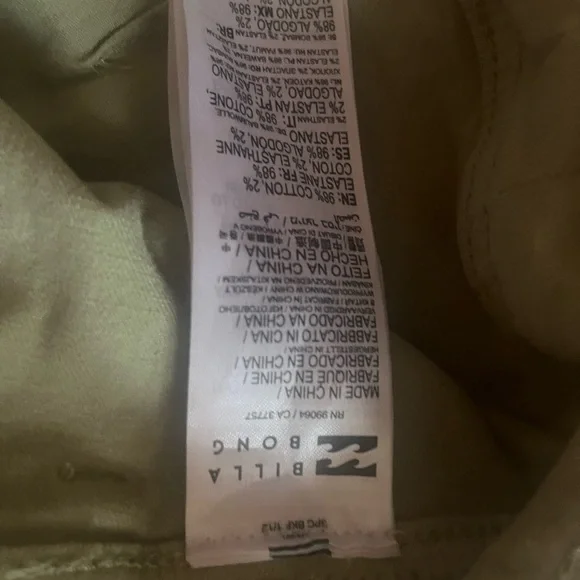 Green Billabong flared pants - Picture 10 of 10